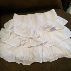 White rue 21 skirt